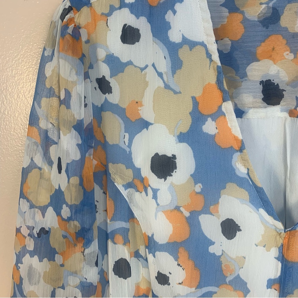 Joie Limited Edition Floral Fields Tiered Chiffon Maxi Dress - Picture 13 of 15